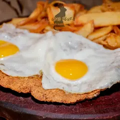 Milanesa a caballo